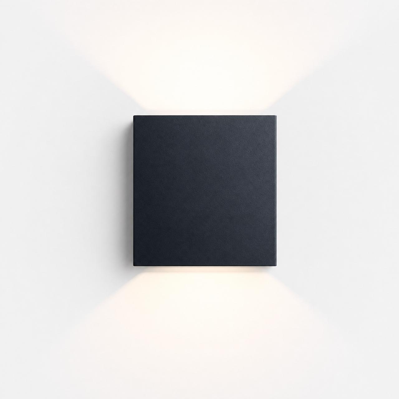 Aplique LED EGLO Cuadrado Ajustable Negro 034255