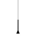 Lámpara Colgante Riel Cónica Aluminio Negro 195016