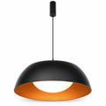 Lámpara Colgante LED Plafón negro y cobre 181024