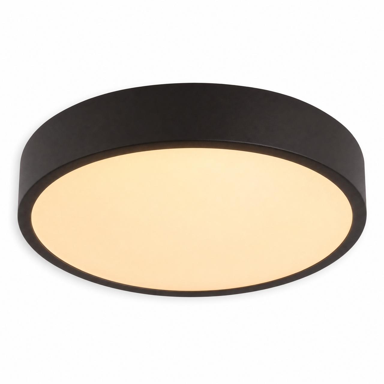 Plafón LED Redondo Negro 200190