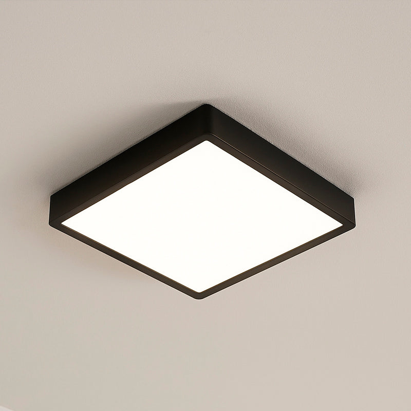 Plafón LED Cuadrado Negro 24W 3CCT 200180