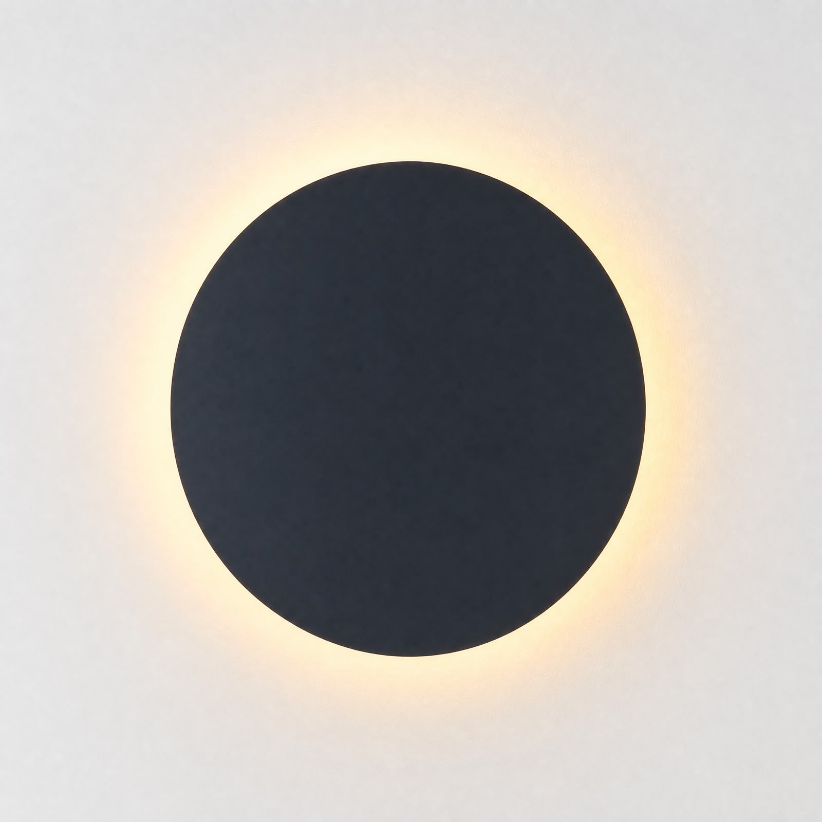 Aplique LED EGLO Circular Negro IP65 12W 034282