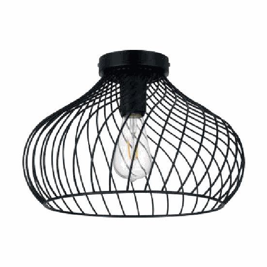 Lámpara de techo EGLO Staverton 32469 alambre negro