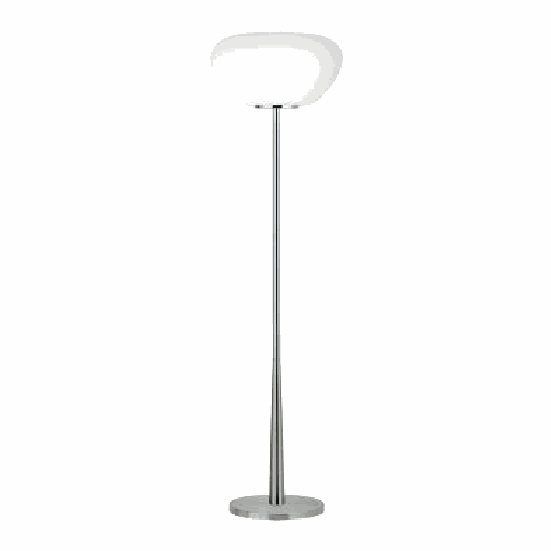 Lámpara de pie EGLO Balmes 39169 níquel opalino
