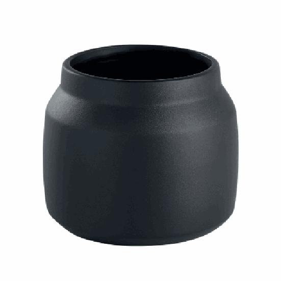 Cachepot EGLO Parkent 428144 negro pequeño