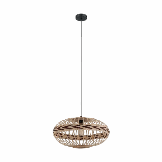 Lámpara colgante EGLO Dondarrion 43272 madera grande