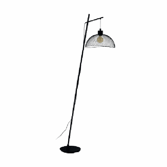 Lámpara de pie EGLO Pompeya 43307 arco negro