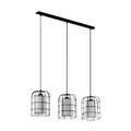 Lámpara colgante EGLO Bittams 43355 3 luces jaula