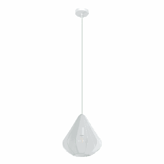 Lámpara colgante EGLO Dolwen 43996 textil blanco