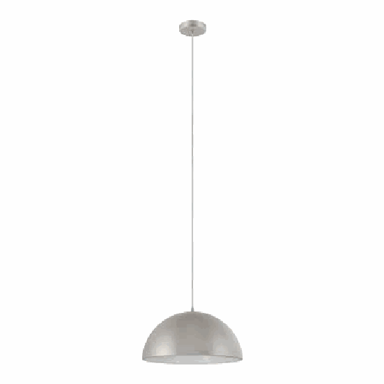 Lámpara colgante EGLO Cedar 79744 plata cepillada