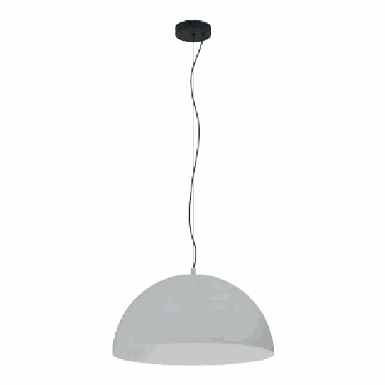 Lámpara colgante EGLO Gaetano 1 900697 gris blanco