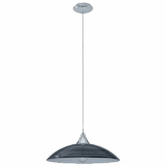 Lámpara colgante EGLO Lazolo 91497 cromo vidrio
