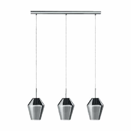Lámpara colgante EGLO Murmillo 96774 3 luces vidrio