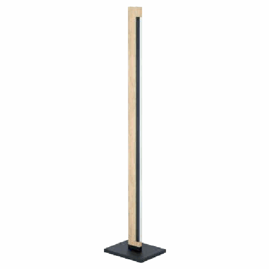 Lámpara de pie LED EGLO Camacho 99296 madera