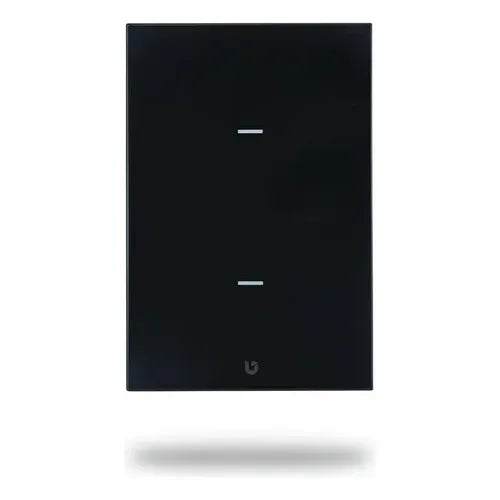 Interruptor Táctil GL WiFi Doble Negro 020150180