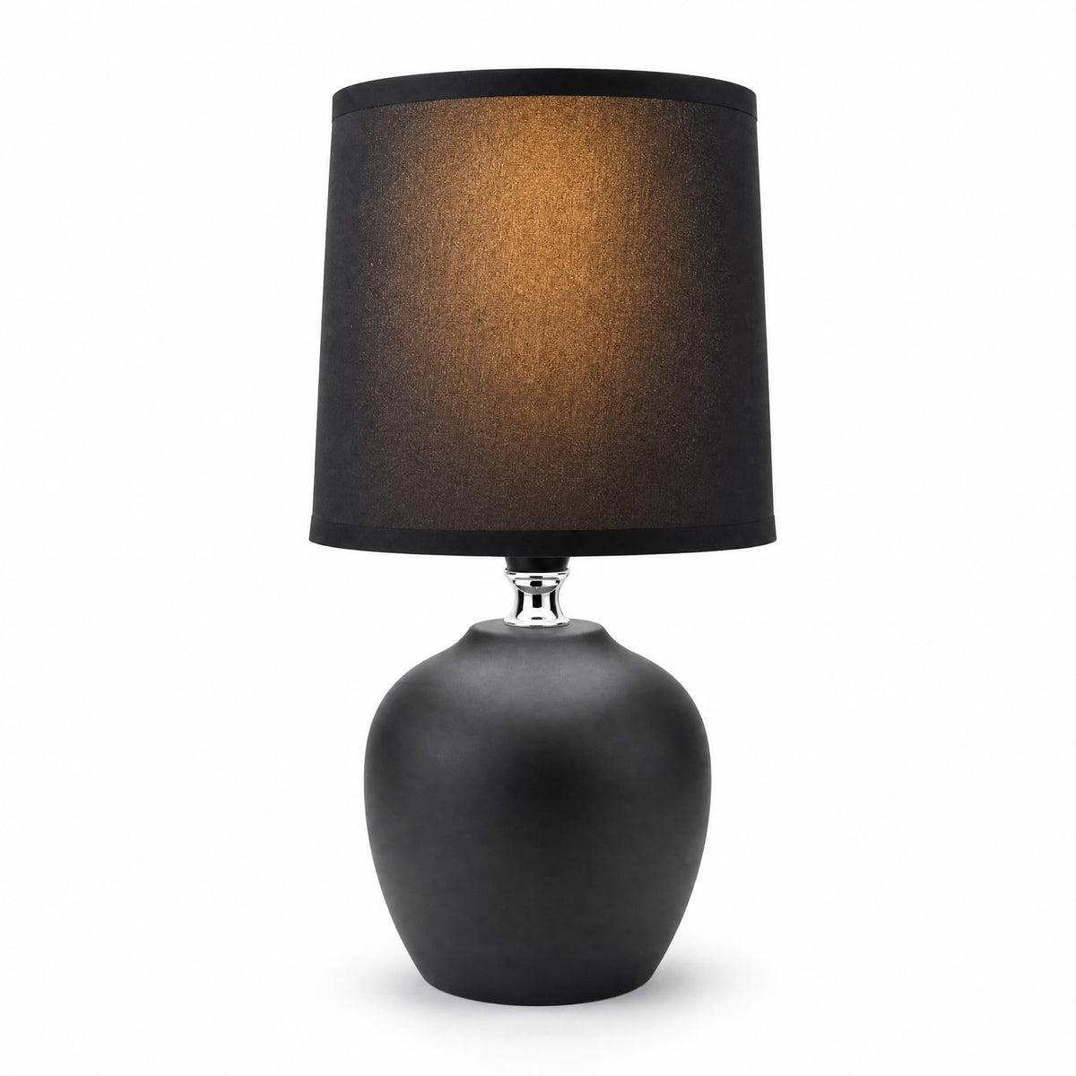 Lámpara de Mesa GL Cerámica Negra E14 020100255